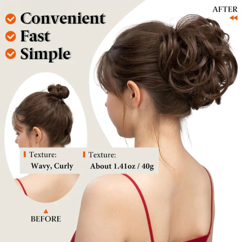 🥰Der beste Seitenkamm Clip in Haar-Accessoires-Perücke✨