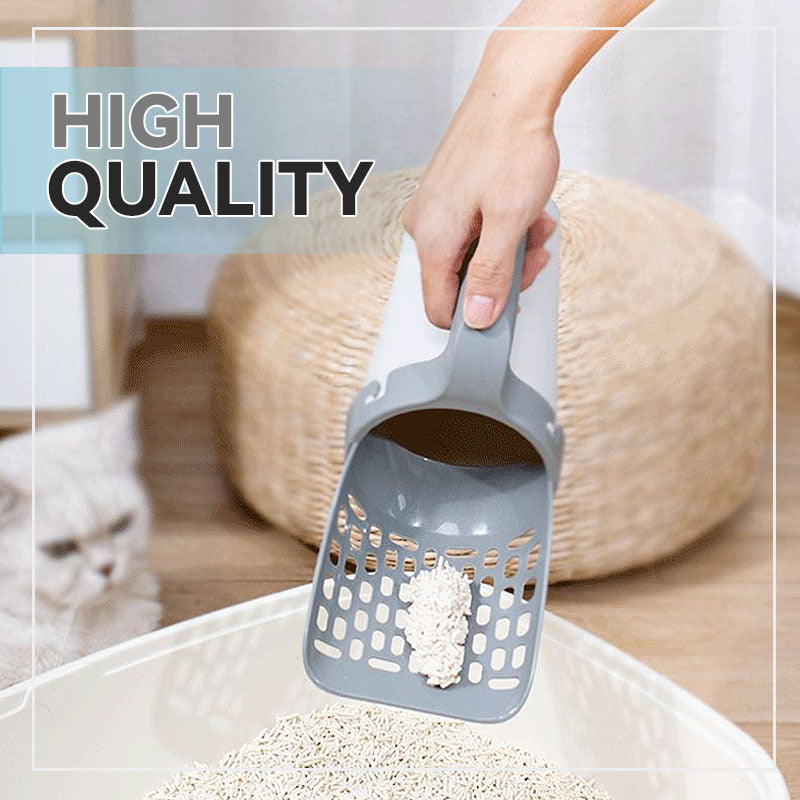 Integrated Cat Litter Shovel