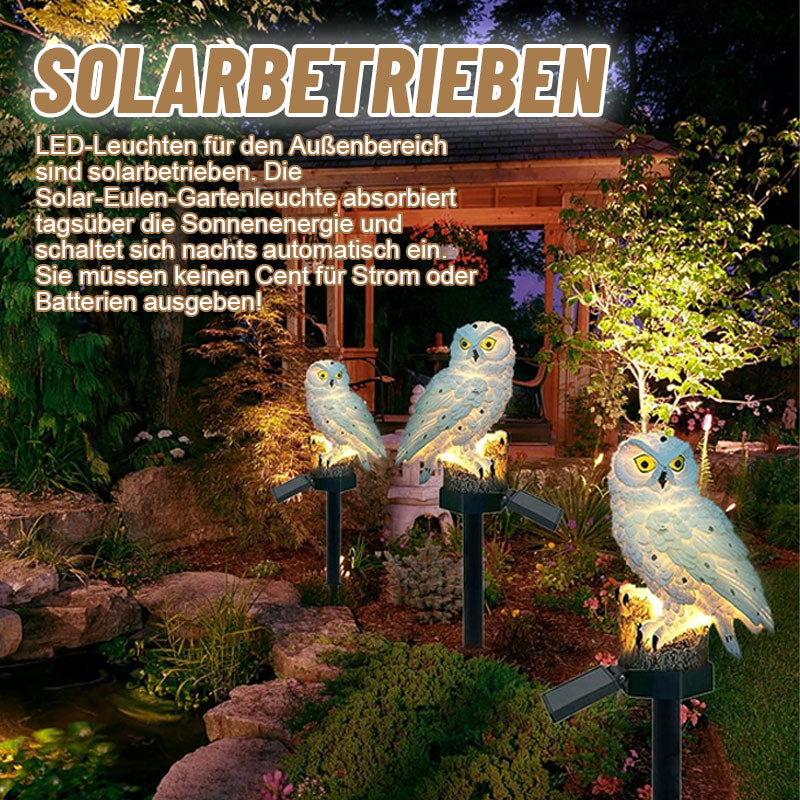 Solare Eulen-Innenhof-Rasen-Garten-dekoratives Licht