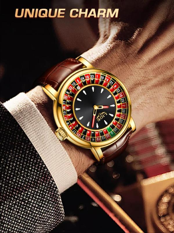 Casino Roulette Watch for Men
