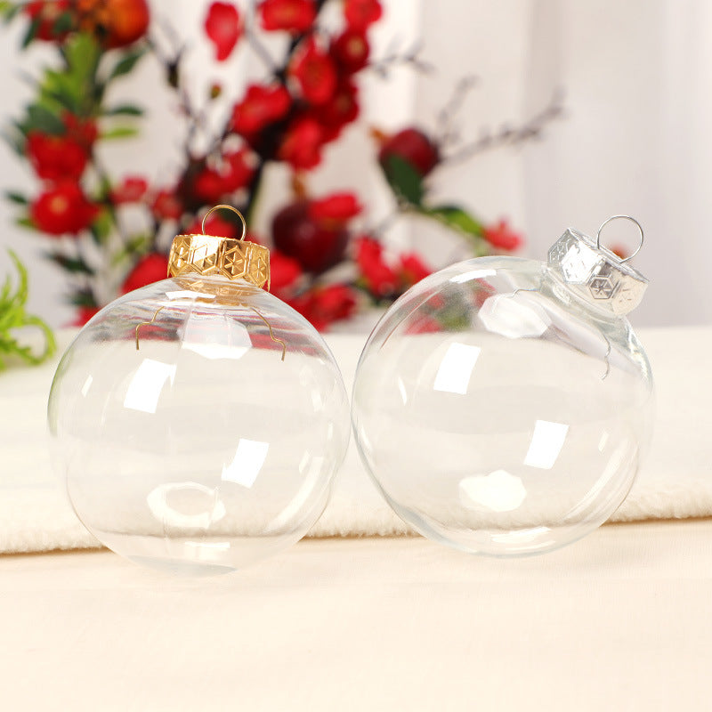 🎄 Clear Christmas Ornament Balls