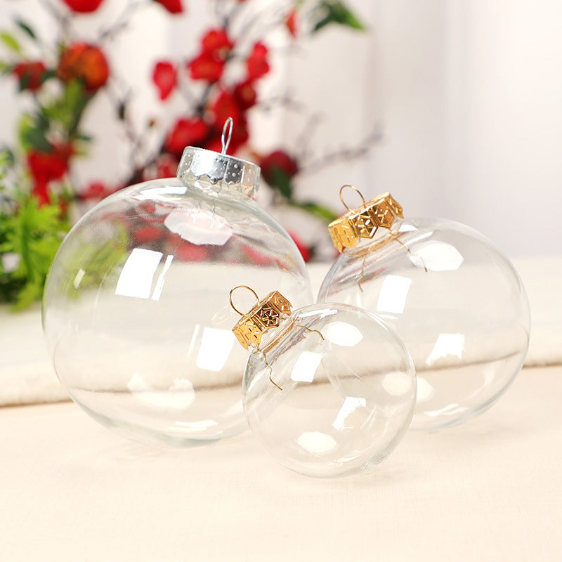 🎄 Clear Christmas Ornament Balls
