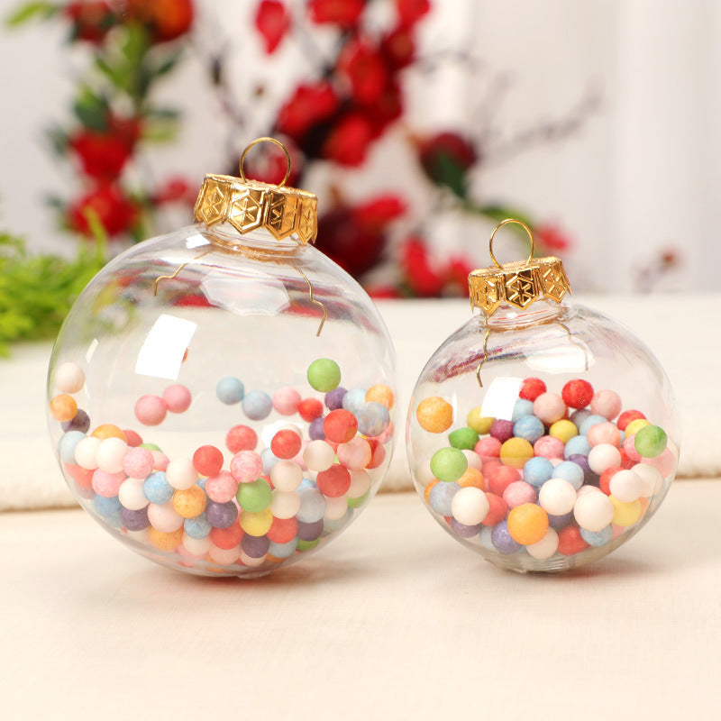 🎄 Clear Christmas Ornament Balls