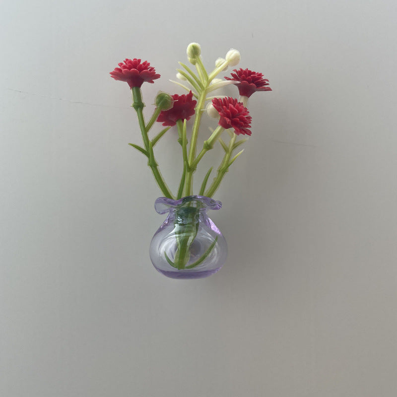 🌸 Mini Magnetic Vase Refrigerator Magnet