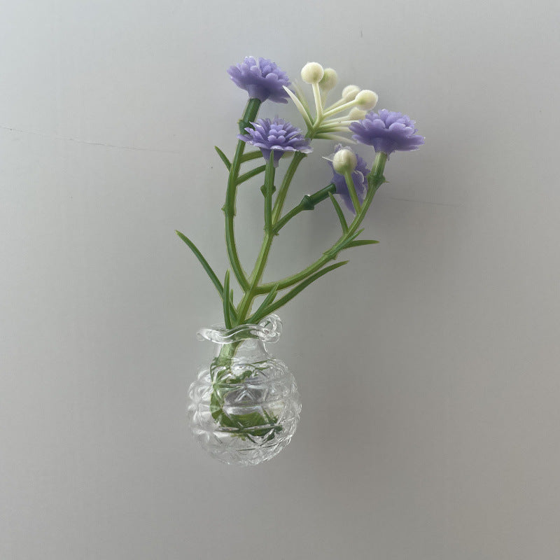 🌸 Mini Magnetic Vase Refrigerator Magnet
