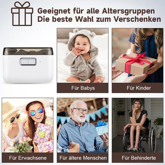 2-in-1 elektrischer Nagelpfleger zum Schneiden und Polieren.