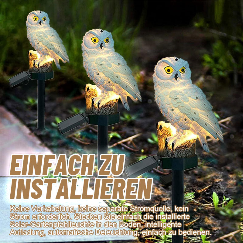 Solare Eulen-Innenhof-Rasen-Garten-dekoratives Licht