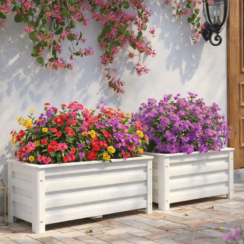 Artificial Eucalyptus and Violet Ground-Insert Floral Decoration