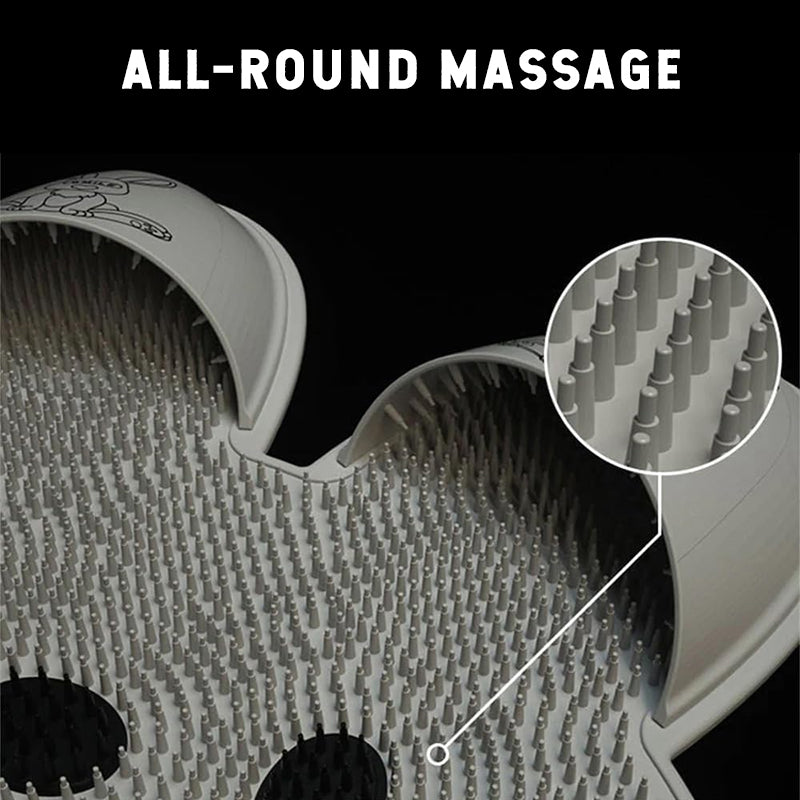 Silikon-Fußabreibekissen Fußwasch-Massagekissen