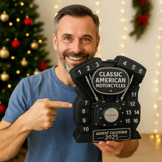 🔥Poslední den 49% SLEVA -2025 Americký motocyklový adventní kalendář
