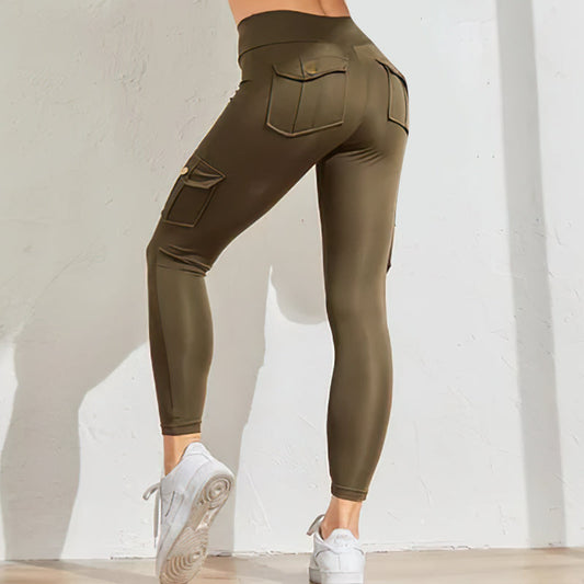 🔥45% RABATT🔥Damen Tasche Sexy Stretch Leggings Fitness Track