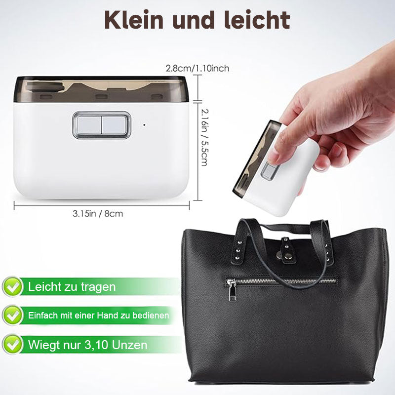 2-in-1 elektrischer Nagelpfleger zum Schneiden und Polieren.
