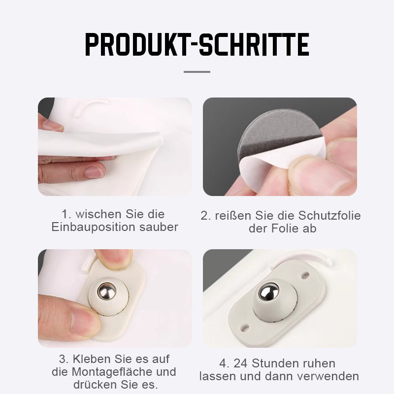 Klebende Kugelrolle
