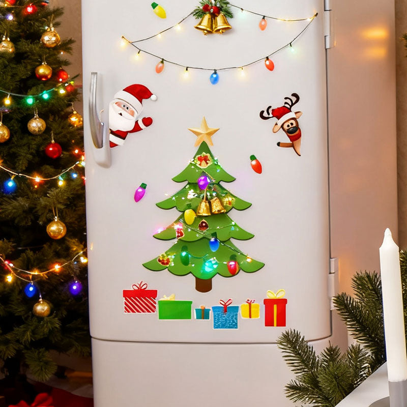 🎄Vánoční magnetické samolepky na ledničku