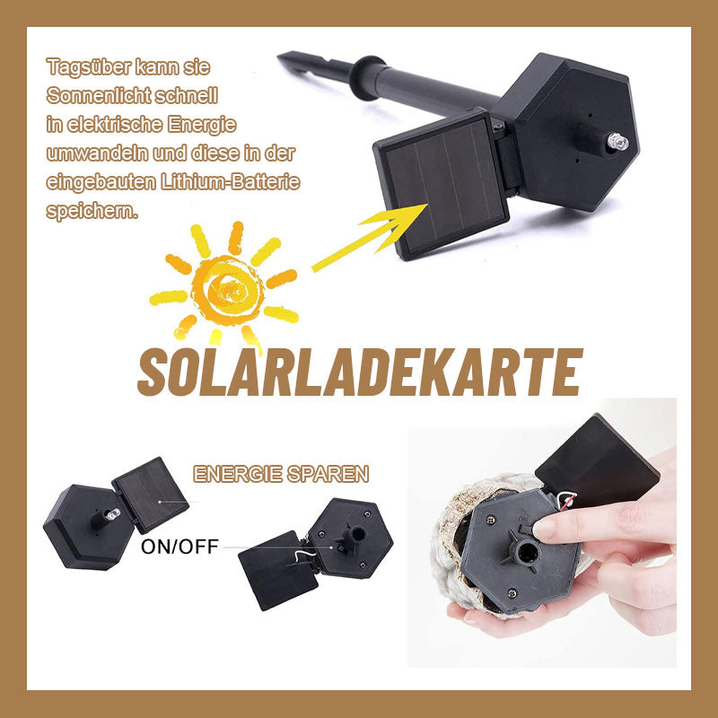 Solare Eulen-Innenhof-Rasen-Garten-dekoratives Licht