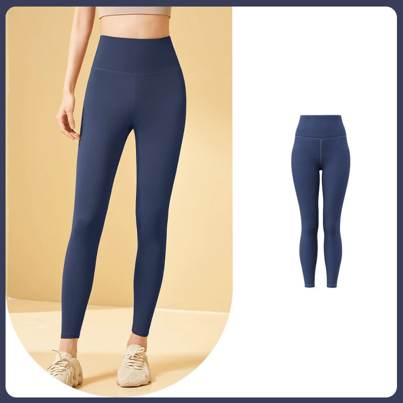 Bauchfreie Workout-Leggings mit hoher Taille