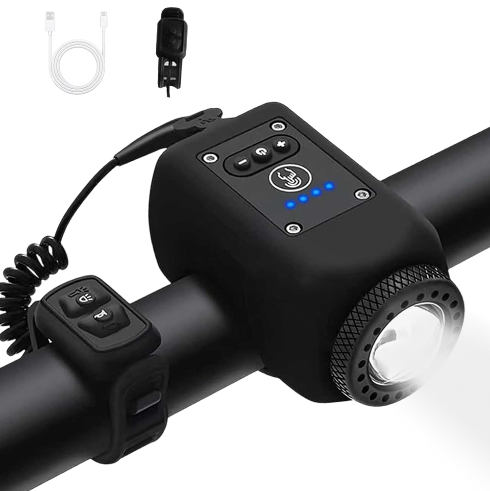 🔥Vánoční výprodej 49 % sleva🎄2 v 1 – světlo a klakson na kolo