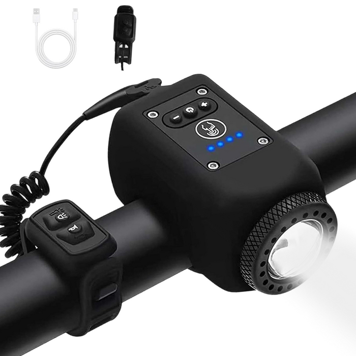 🔥Vánoční výprodej 49 % sleva🎄2 v 1 – světlo a klakson na kolo