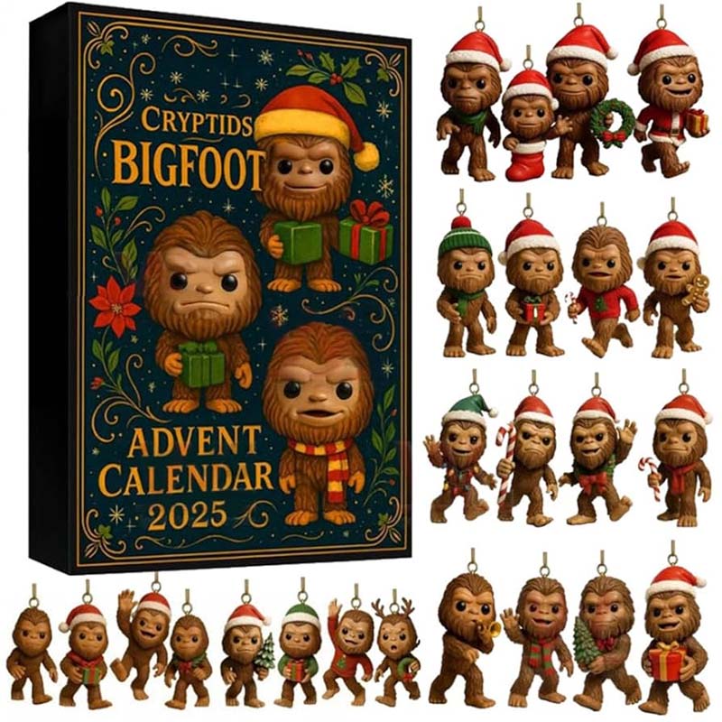 🎄Vánoční Bigfoot odpočítávání Blind Box