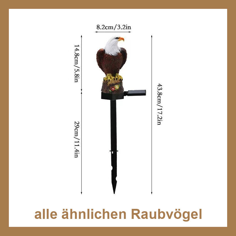Solare Eulen-Innenhof-Rasen-Garten-dekoratives Licht