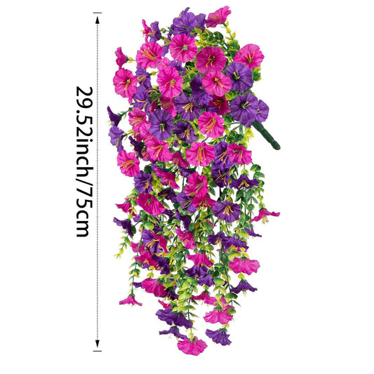 Perfekte Gartendekoration - 🌺 Künstliche Blumenranken als Hängeornamente