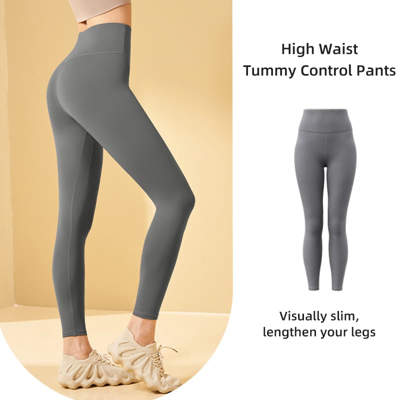 Bauchfreie Workout-Leggings mit hoher Taille