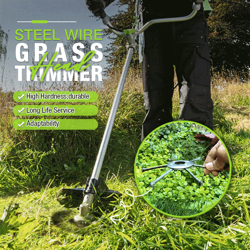 Grasschneidekopf aus Stahldraht