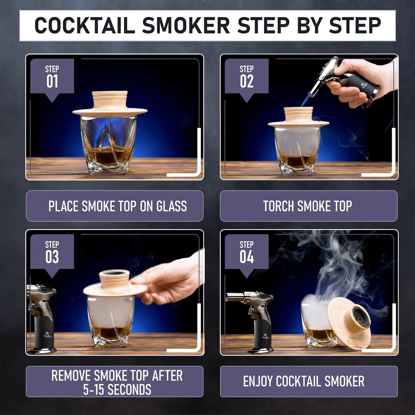 Cocktail Smoker Mixology Barkeeper Kit