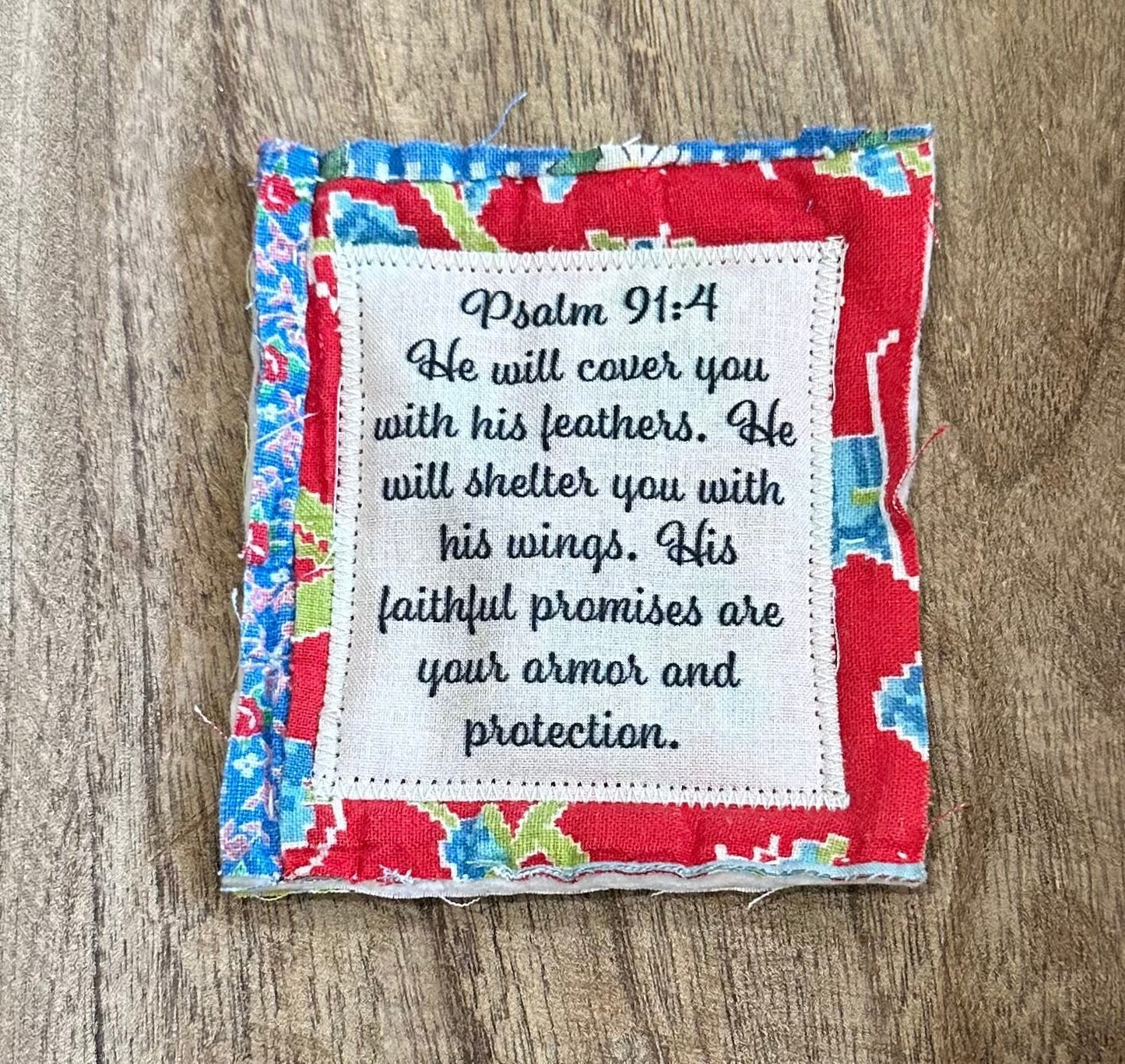 ✝️Best Encouraged And Blessed Gift-Prayer Quilt with cross inside