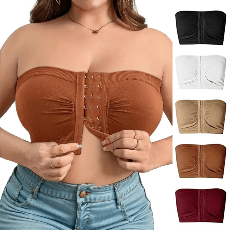 Grote strapless bh met ademende sluiting aan de voorkant