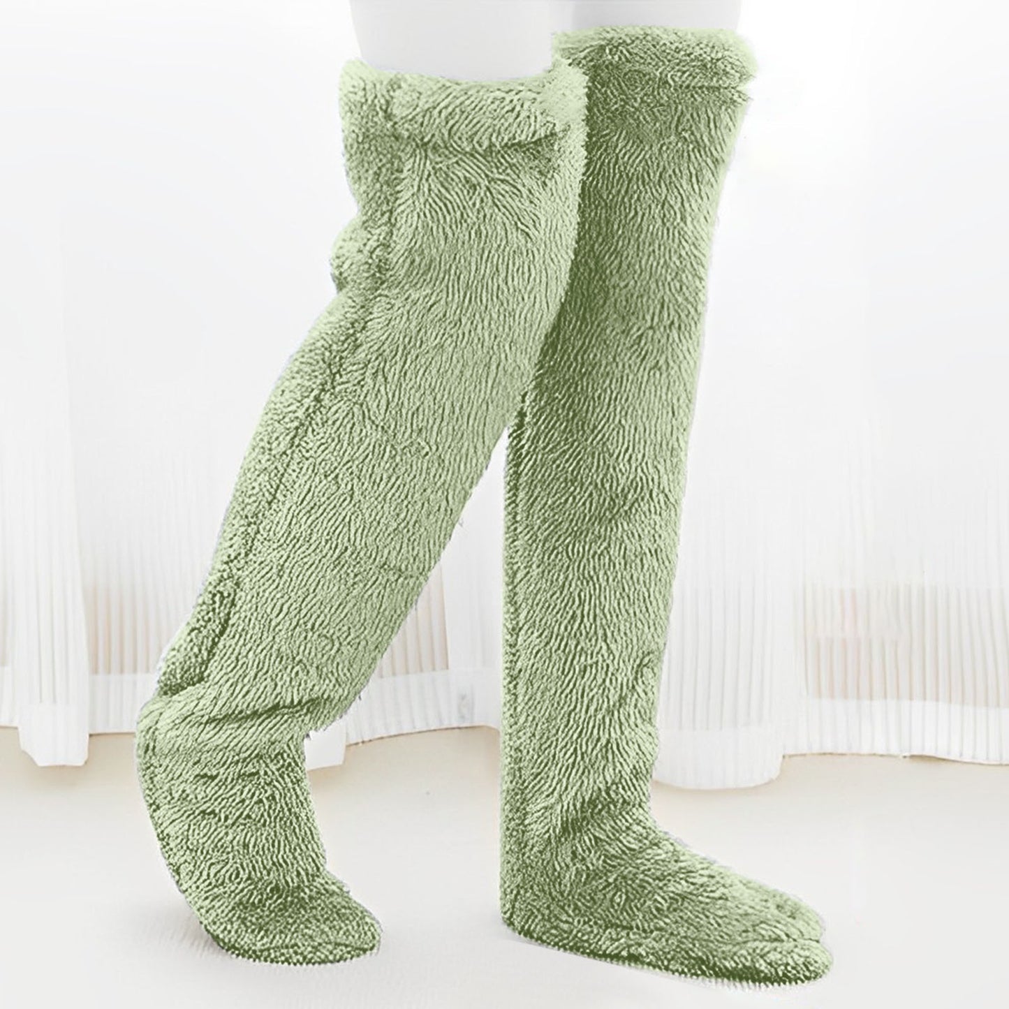 Fleece-Kniestrümpfe