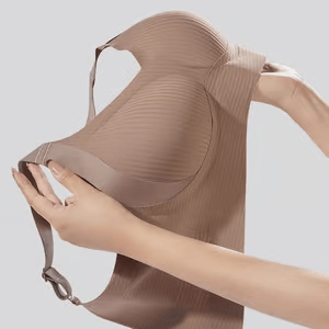 Gerippter Push-up-BH für Frauen, verstellbar, kabellos