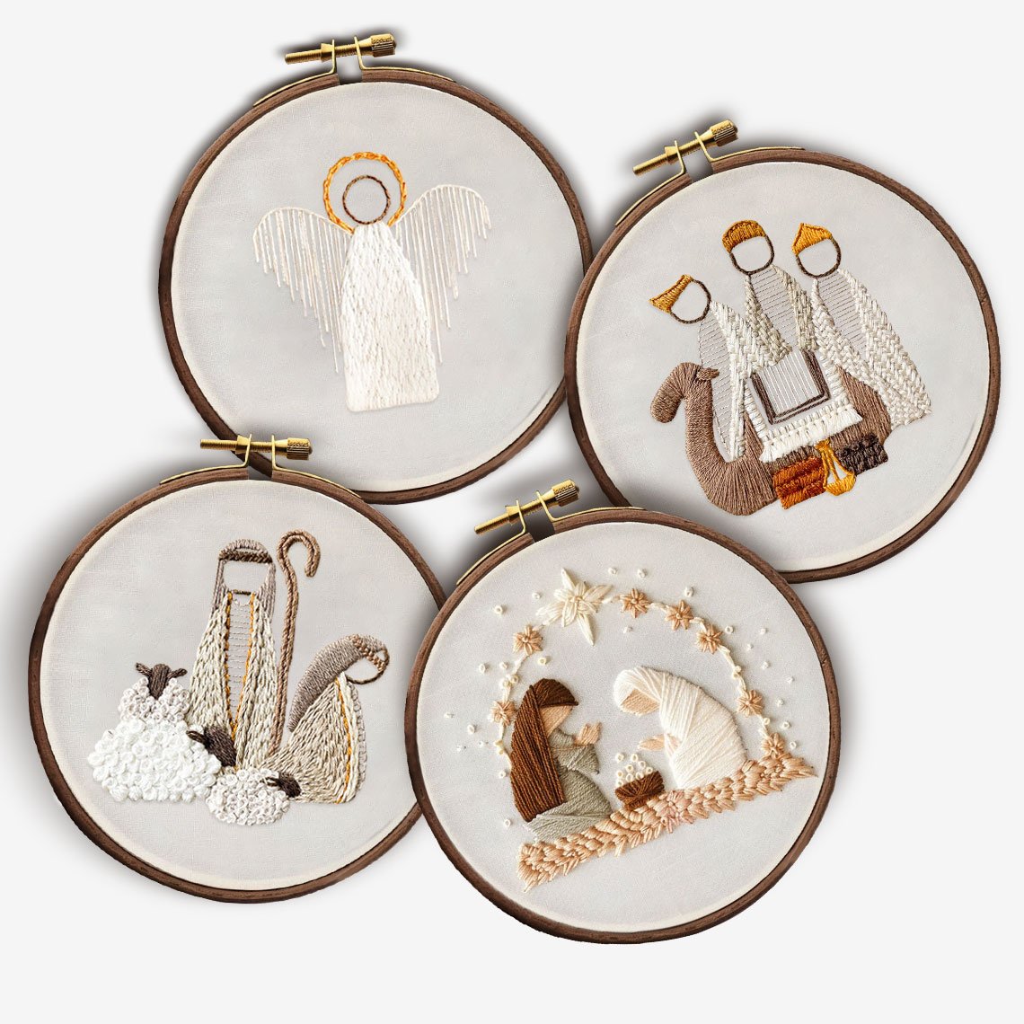 Letzter Tag 49% OFF - Krippen Stickerei Kit