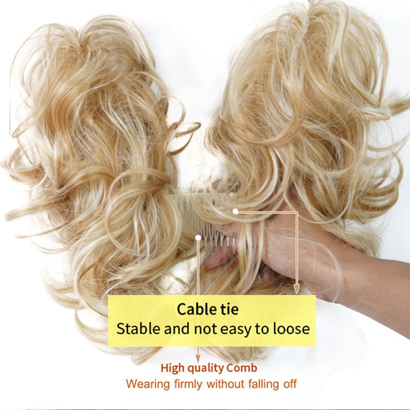 🥰Der beste Seitenkamm Clip in Haar-Accessoires-Perücke✨