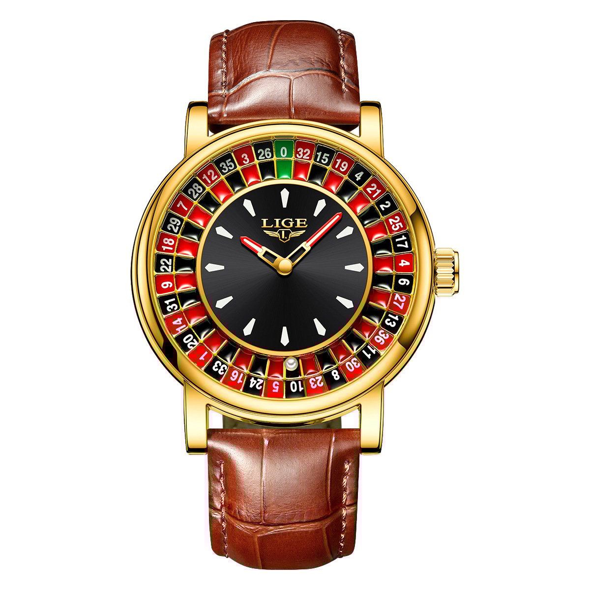 Casino Roulette Watch for Men