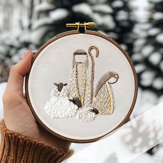 Letzter Tag 49% OFF - Krippen Stickerei Kit