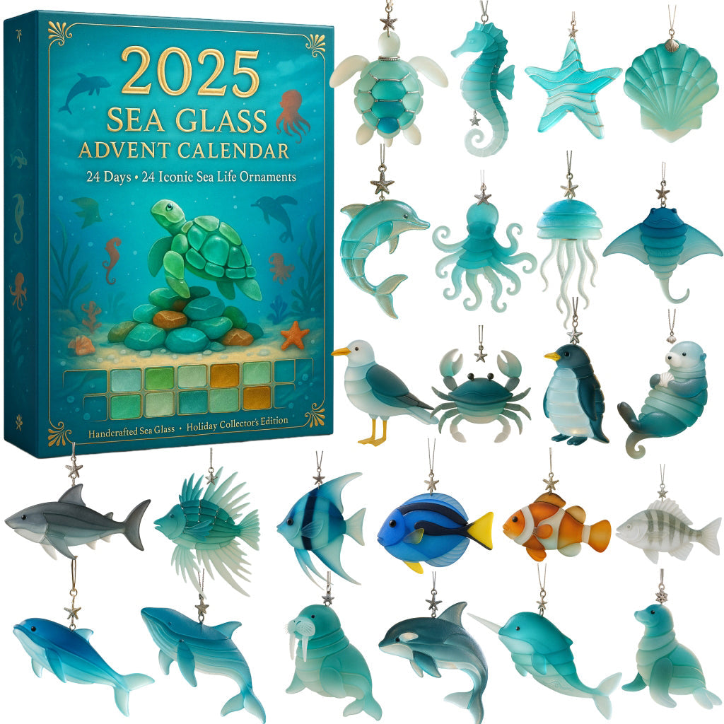 Adventní kalendář Sea Glass 2025 · Poklady oceánu