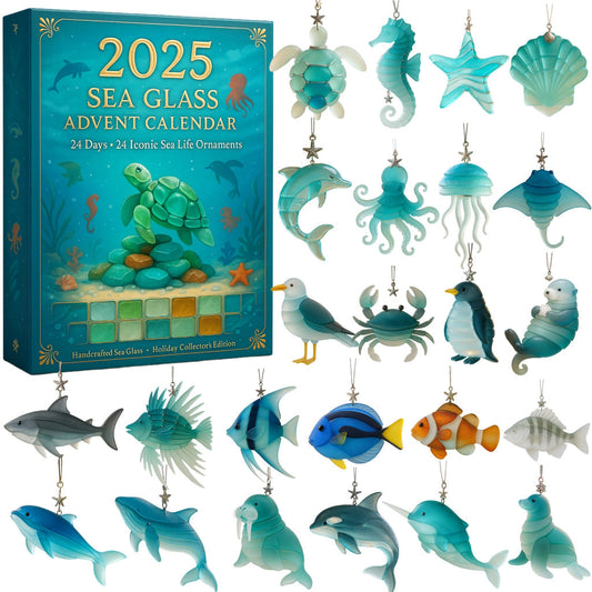 Adventní kalendář Sea Glass 2025 · Poklady oceánu