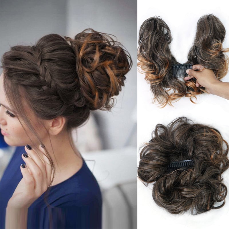 🥰Der beste Seitenkamm Clip in Haar-Accessoires-Perücke✨