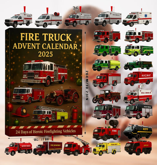 🚒🔥ADVENTNÍ KALENDÁŘ POŽÁRNÍHO VOZU 2025🎁🌲