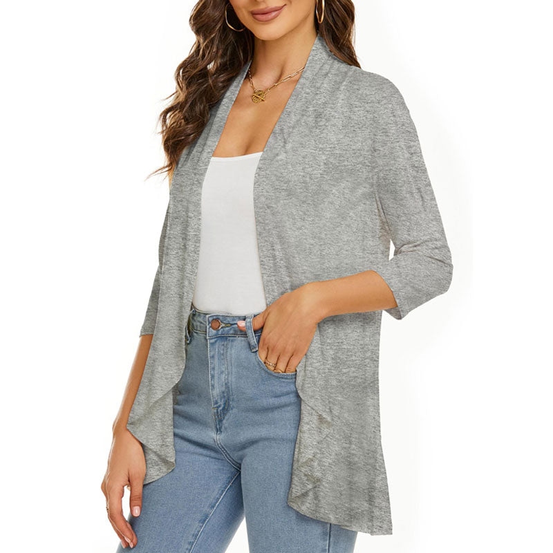 Legere, leichte Cardigans mit offener Vorderseite für Damen