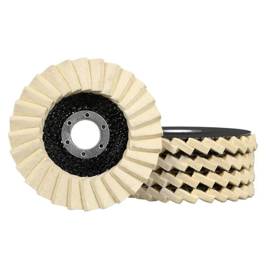 5-Inch Flap Wool Felt Polishing Disc