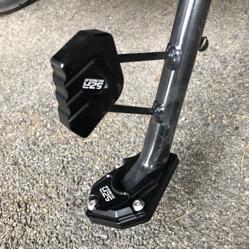 Motorrad Kickstand Fuß Seitenständer Erweiterung Pad