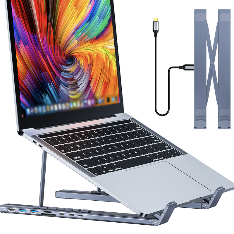 🔥Limited Time Promotion 50% OFF💥Limited-time offer-USB-C Docking Station Laptop Stand with 4K HDMI