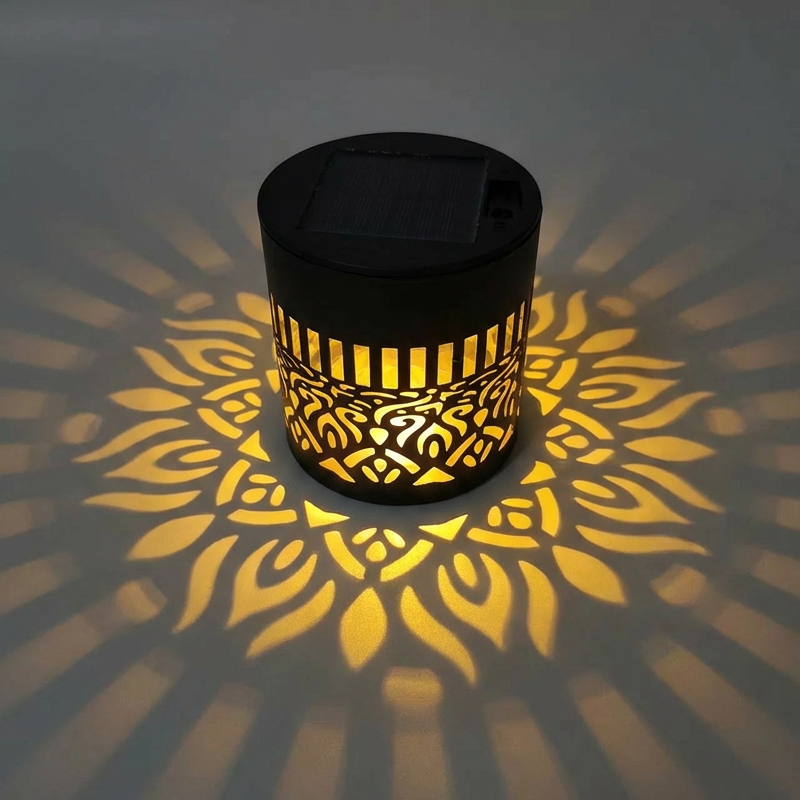 ☀️ Solar Mandala Light for Garden & Patio – 2-in-1 Floor Lamp & Wall Light – Ornamental Light Decoration with Vintage Effect – Rustproof & Durable