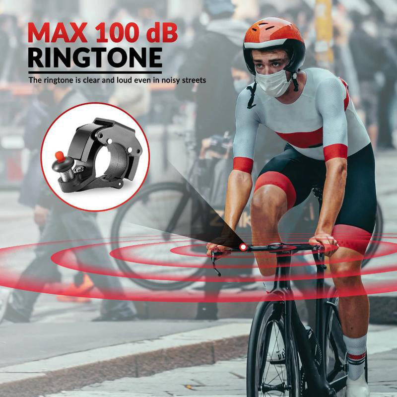 🚲🔔 Invisible aluminium bike bell – Ideal for mountain bikes, a handy bike accessory